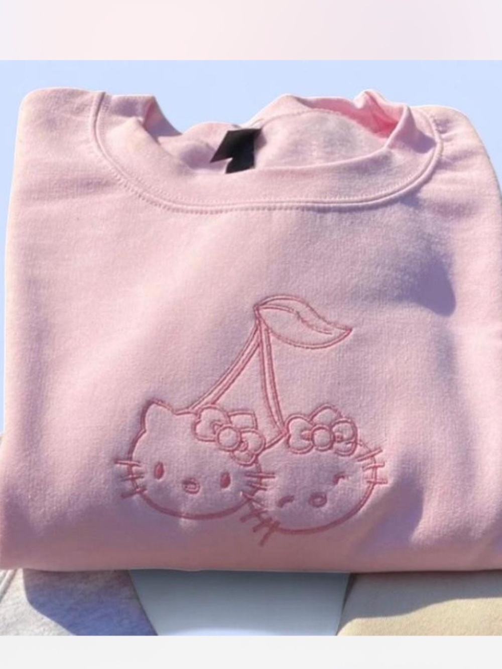 Hello Kitty Embroidered Sweater